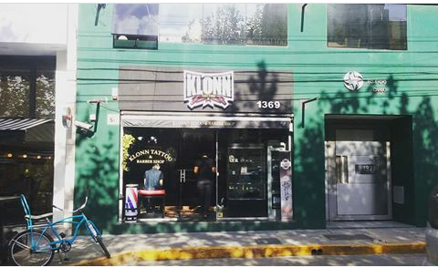 Fachada del estudio Klonn Tattoo en San Miguel, Buenos Aires